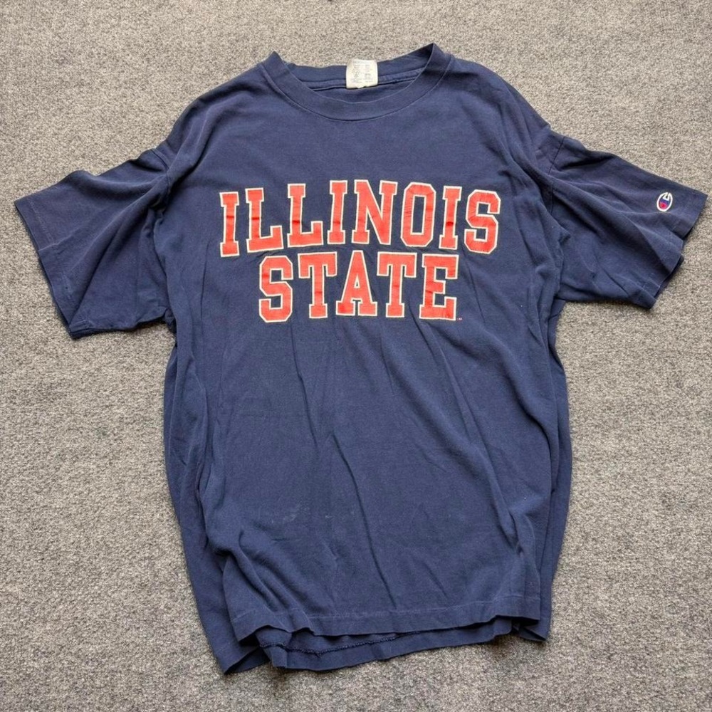90s champion Illinois state t shirt size XL men's